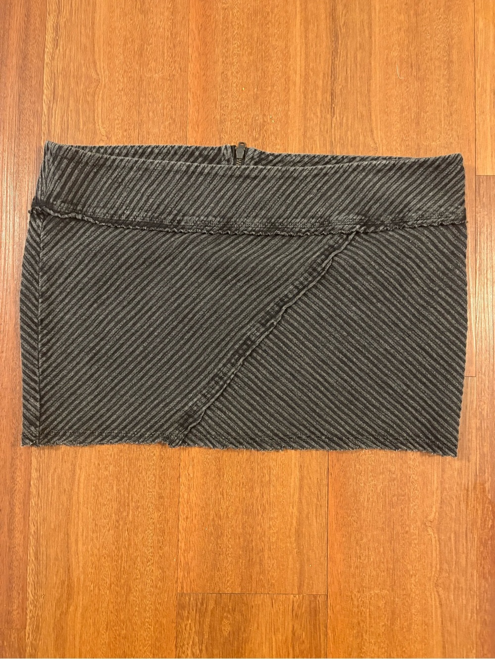 Silence + Noise Y2K Asymmetrical Micro Mini Skirt Emo Grunge